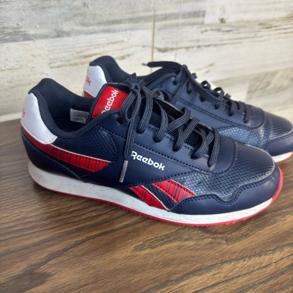 Reebok Dark Blue and Crimson Athletic Shoes